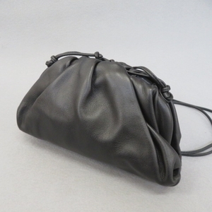 RKO401★BOTTEGA VENETA ボッテガヴェネタ ザ・ポーチ黒 B08711687P ショルダーバッグ★A