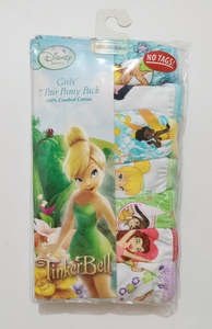 USA購入★★ ティンカーベル ショーツ パンツ 7枚 サイズ6 120 未使用品 ★★ Disney tinkerbell girls panties