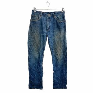 Wrangler デニムパンツ W32 ラングラー インディゴ レギュラーフィット メキシコ製 古着卸 アメリカ仕入 2310-1053