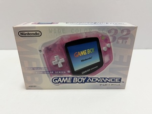 【GBA】ゲームボーイアドバンス□本体□ミルキーピンク□