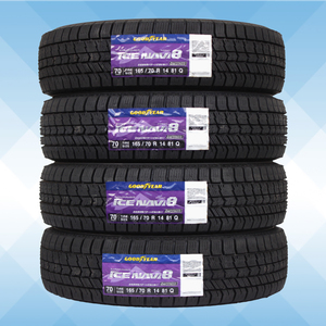 165/70R14 81Q スタッドレスタイヤ GOODYEAR グッドイヤー アイスナビ ICE NAVI8 23年製 正規品 送料無料 4本税込 \27,800より 1