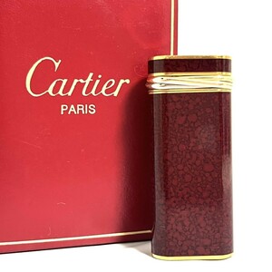 1円スタート Cartier カルティエ ライター ガスライター 喫煙具 ローラー トリニティ 喫煙グッズ E6208