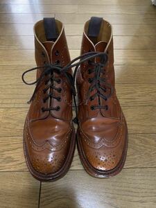 Trickers stow maron antique UK8 ストウ マロン アンティーク トリッカーズ　カントリーブーツ