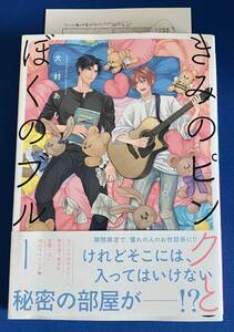 【即決】9784199609640　きみのピンクとぼくのブルー　 大村あも 　アニメイト限定メッセージシート付