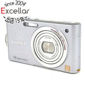 【中古】Panasonic LUMIX DMC-FX60-S シルバー/1270万画素 液晶画面いたみ [管理:1050022661]