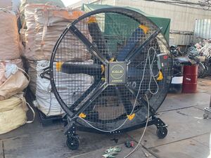 【確認動画】61221 業務用 大型扇風機 工場扇 KALE FAN AIR MOVE 200V 50/60Hz 175kg 直接引取り限定(兵庫県川西市）