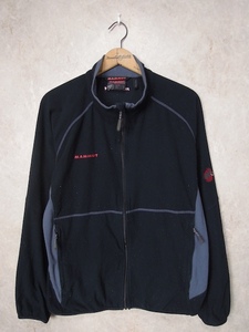 MAMMUT Micromattique Excursion Zip Fleece◆メンズXLサイズ/黒/ブラック/薄手フリース/アウトドア/マムート