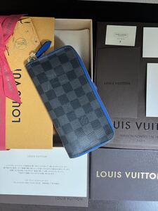 本物保証！限定品！LOUIS VUITTON ＊ポルトフォイユ ヴァスコ ダミエ グラフィット ジッピー