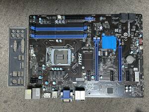 8★中古品 BIOS確認 MSI Z87-S01 LGA1150 ATXマザーボード IOパネル付属★