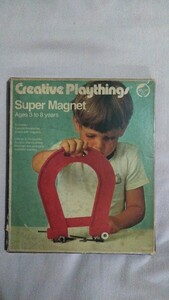 Creative Playthings クリエイティブ プレイシング Super Magnet スーパーマグネット デカい 大きい 磁石 赤