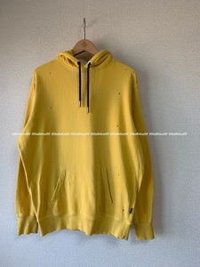 定価25,000- DIESEL “Vintage Hoodie” ロゴ刺繍 ヴィンテージ調 プルオーバー パーカー フーディ S ディーゼル