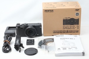 ペンタックス PENTAX MX-1 クラシックブラック コンパクトデジタルカメラ 付属品満載 元箱◇M45747