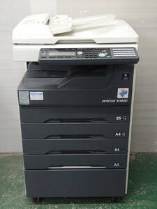 印刷枚数12960枚 NTTFAX OFISTAR M1800 A3レーザー複合機 キャスター台付き コピー FAX ファクシミリ NTT B4100の後継機種 取説付 