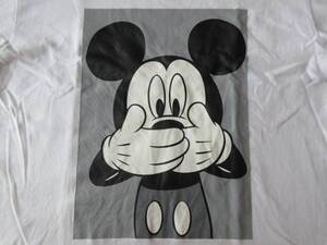 スペリオール ミッキーマウス コラボ 両面プリント入り Tシャツ S 白 ホワイト Disney ディズニー Superior Mickey Mouse 半袖 カットソー/