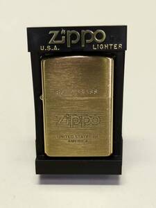 送料無料 2002年製 SOLID BRASS ZIPPO 未使用品 ブラス