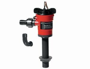 送料無料 JOHNSON Livewell Aerator Pump Inline 500GPH #28502 ジョンソン 500GPH ライブウェルポンプ ストレート型