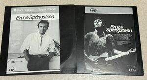 ブルーススプリングスティーンBruce Springsteen ブラジルプロモオンリー2枚セット「Fire」「Brilliant Disguise/Tunnel Of Love」