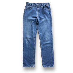 送料600円　levis リーバイス 505 USA製　ビンテージ　80s 90s オレンジタブ　ボタン裏575 デニムパンツ　ジーンズ w32 ウエスト80cm