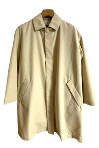 希少 ISSEY MIYAKE イッセイミヤケ WINDCOAT オーバーサイズ ライナー付き ステンカラーコート M ベージュ 日本製