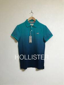 【新品】 HOLLISTER STRETCH PIQUE OMBRE POLO ホリスター ストレッチ ピケ オンブル ポロシャツ サイズS 半袖 175/92A グラデーション