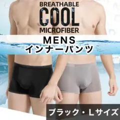 黒　Lサイズ　インナーパンツ　アンダーショーツ　水着　透けない　海水　サポーター