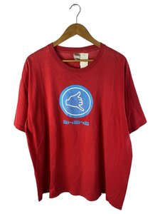 NIKE◆Tシャツ/XL/コットン/RED