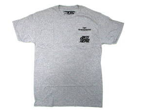 新品☆即決 ANTIHERO アンタイヒーロー TRY CONCRETE ポケットTシャツ ヘザー SIZE:L.アンチヒーロー スラッシャー スピットファイヤー　