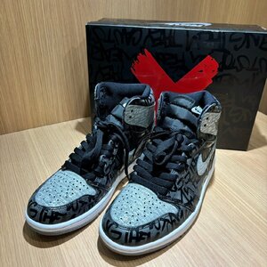 【APS5448】1円～ NIKE ナイキ AIR JORDAN エアジョーダン1 レトロ 26.5cm 555088-036 箱あり シューズ メンズ 靴 コレクション