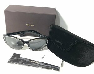 美品 TOM FORD トムフォード サングラス TF384 01A 58□18 140 ブラック ゴールド 箱 ケース メガネクロス 取扱説明書 イタリア製