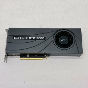 グラフィックボード Zotac Nvidia Geforce RTX 3060 12GB 映像不良 ジャンク B2128