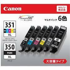 Canon キャノン★純正インクカートリッジ◆BCI-351XL+350XL◆６色マルチパック【大容量タイプ】