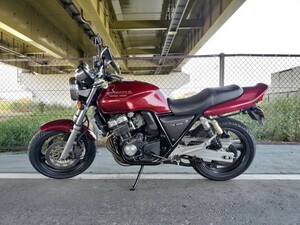 値下げしました。CB400SF ホンダ NC31 1994年 極上フルノーマル 純正キー2本 車検R8.8月 消耗品多数交換済 37400km 好調 名義変更込み