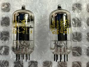 Western Electric 420A 5755 高信頼管 中古 ２本 WE420A
