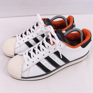 STREETBALL vs SUPERSTAR 25.5cm/adidas ストリートボール バーサス スーパースター アディダス スニーカー 白 黒 中古 古着 メンズ ad5478