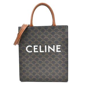 セリーヌ CELINE ハンドバッグ ショルダーバッグ バーティカルカバ スモール コーティングキャンバス ブラック系 99759g