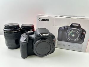 【1/22EL】 Canon キャノン EOS Kiss x4 ボディ レンズ デジタル一眼 通電のみ確認済み