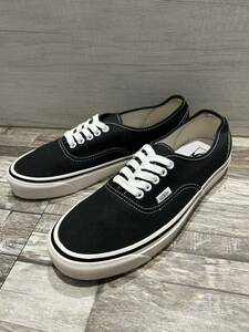 新品！VANS AUTHENTIC 44DX ANAHEIM BLACK US9(27cm)ベトナム製バンズアナハイムファクトリーオーセンティック黒ブラックキャンバス