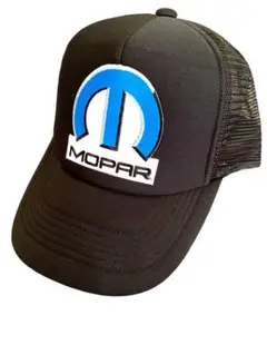 Mopar モパー ワッペン付き メッシュキャップ ブラック 新品未使用品