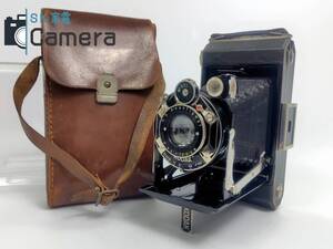 【中古】 Kodak SIX-20 Mod.C 10.5cm F4.5 英国コダック 蛇腹カメラ 革ケース付