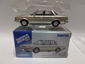 LV-N137c トヨタ クレスタ スーパールーセント ツインカム24 （ベージュ） 86年式 （1/64スケール トミカリミテッドヴィンテージネオ