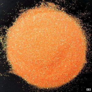 限定1 ラメフレーク 0.1mm 50g パール塗装 オレンジ系 [No.83] メール便 送料無料