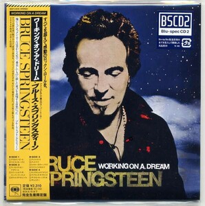 ☆ブルース・スプリングスティーン Bruce Springsteen 「ワーキング・オン・ア・ドリーム」 完全生産限定盤 Blu-spec CD2 新品 未開封