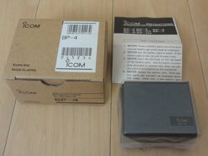 【未使用 新品】ICOM アイコム IC02N、03N、12N、2N、3N等用乾電池ケース BP4 入手貴重な未使用品　.