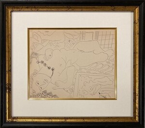 【特価】　 ≪　　アンリ・マティス　　≫ 　 　リトグラフ【石版画】　　　DESSINS DE HENRI MATISSE-IV　 1936年 　　HENRI MATISSE