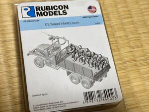 ルビコンモデル 1/56 アメリカ兵 トラック搭乗 メタルフィギュア 5体 No.2 rubicon models 28mm