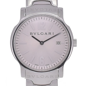 ブルガリ BVLGARI ST35S ソロテンポ デイト クォーツ メンズ 美品 箱付き H#131015