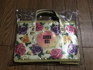 ★新品未開封★ANNA SUI アナスイ★折りたたみ コスメボックス★薔薇柄 ローズ★直営店購入 ノベルティ★コスメケース 小物入れ