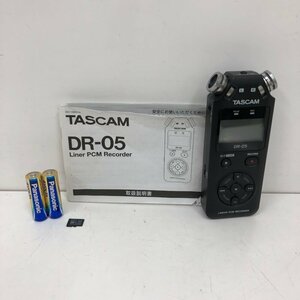 TASCAM DR-05 リニアPCMレコーダー 240605SK260288