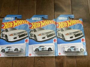 送料込3台セット ホットウィール NISSAN SKYLINE GT-R R32 ニッサン スカイライン hotwheels GTR