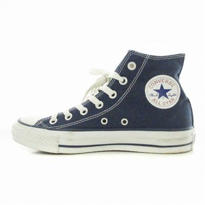 コンバース CONVERSE オールスター ALL STAR HI スニーカー ハイカット キャンバス 靴 シューズ 24.5cm US5.5 紺 ネイビー